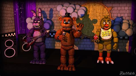 F Naf 1 Animatronics Stage