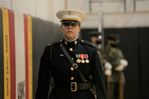 Face Of Defense The 1St Female Marine Silent Drill Platoon Commander