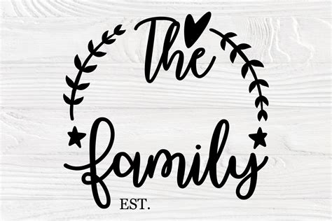 Family Monogram Svg Family Last Name Svg Cut File By Tonisartstudio