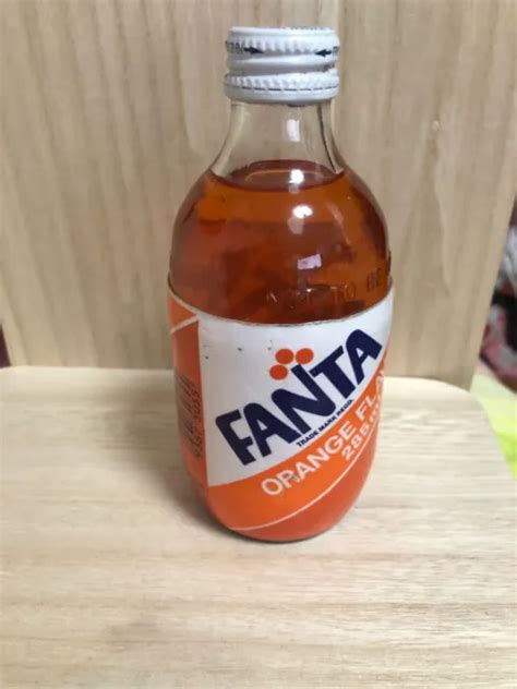 Fanta Bottle Styrofoam Label 285Ml Vintage Glass Sealed Full Coke