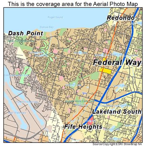 Federal Way Washington Map