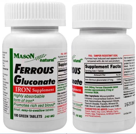 Ferrous Gluconate Vs Ferrous Sulfate Lavyon