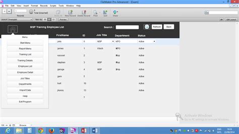 Filemaker Pro Vue D Ensemble Triskel Technologies