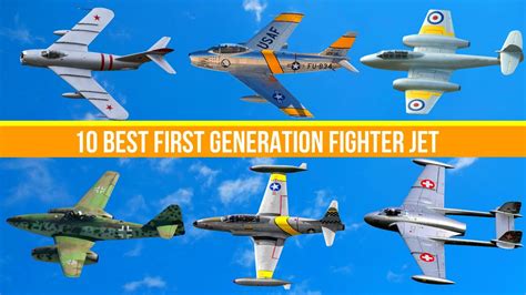 First Generation Jet Fighters Evolution Of Jet Fighters Youtube