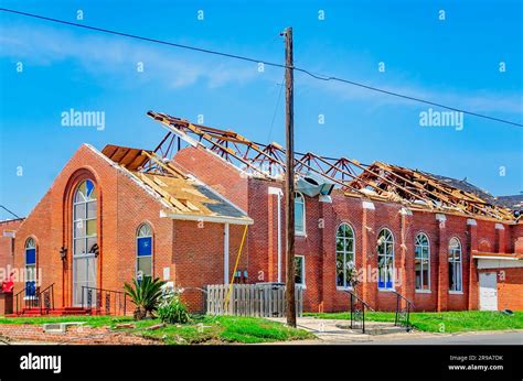 First Missionary Baptist Church Stands Amid Tornado Damage June 24