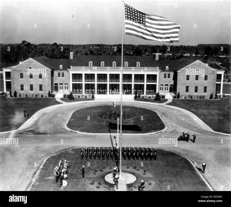 Flag Raising Ceremony At Corry Field Dedication Pensacola Naval Air