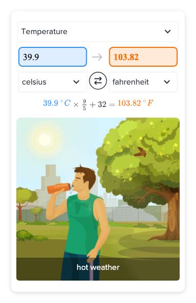 Flexi Answers Convert 39 9 Degrees Celsius To Fahrenheit Ck 12