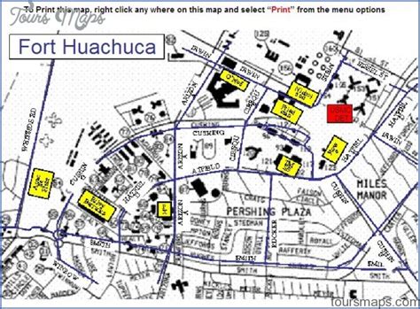 Fort Huachuca Map Arizona Mapcarta