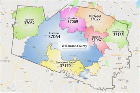 Franklin Tn Zip Code Map