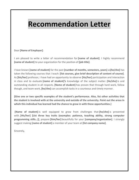 Free 16 Tips To Writing Recommendation Letters That Work In Pdf Ms