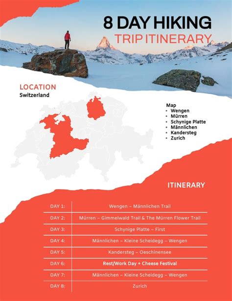 Free Itinerary Templates Customize Download Visme