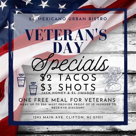 Free Meals For Veterans On Labor Day Augustus Whipple