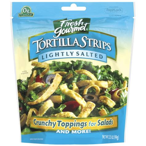 Fresh Gourmet Lightly Salted Tortilla Strips 3 5 Oz Kroger