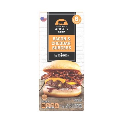 Frozen Angus Beef Burgers Bacon Cheddar 32 Oz Shipt