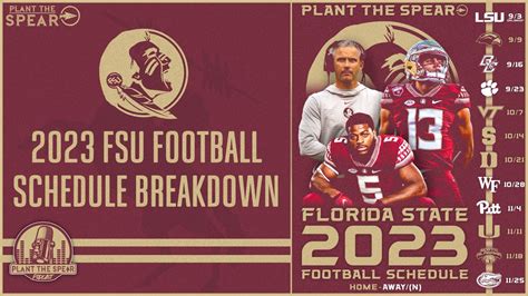 Fsu Seminoles Football Schedule 2025 Omar Zayd