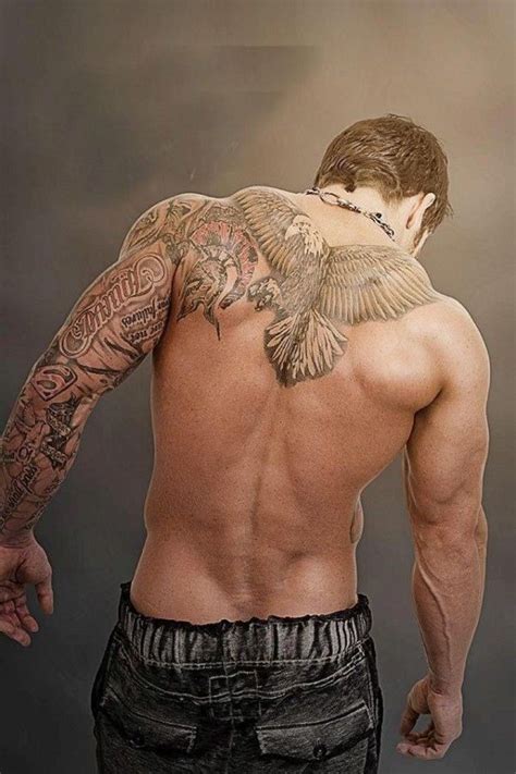 Full Arm And Shoulder Men S Back Tattoo Tattoomagz Com Tattoo