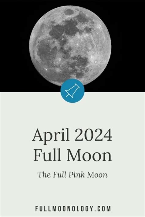 Full Moon April 2024 Pink Moon Dalia Estrella