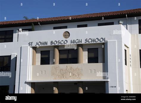 General Overall View Of St John Bosco High School At 13640 Bellflower