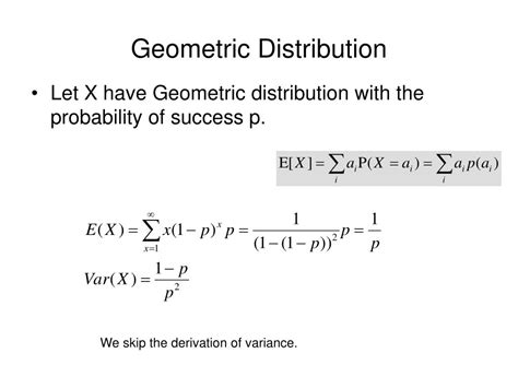 Geometric Distribution Expectation