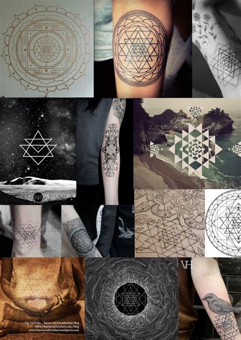 Geometric Tattoo Symbolic Ink The Yantra Tattooviral Com Your