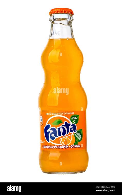 Glass Bottle Of Coca Cola Company Soft Drink Fanta Orange Glass Bottle