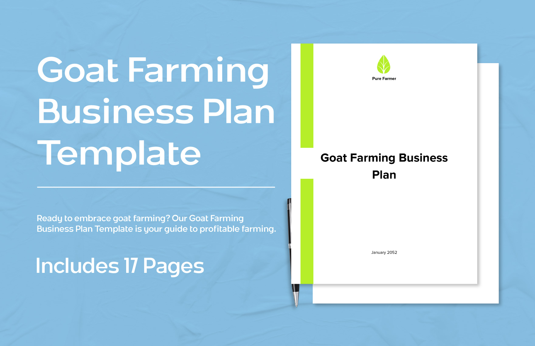 Goat Farming Business Plan Template Planbuildr