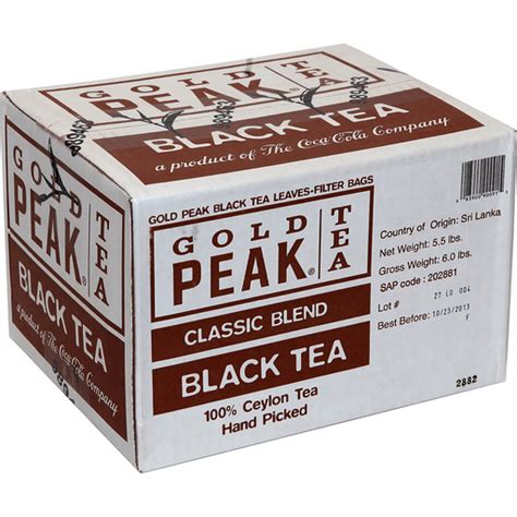 Gold Peak Classic Blend Tea Pouches 2 75 Dry Oz 32 Pack Shop D