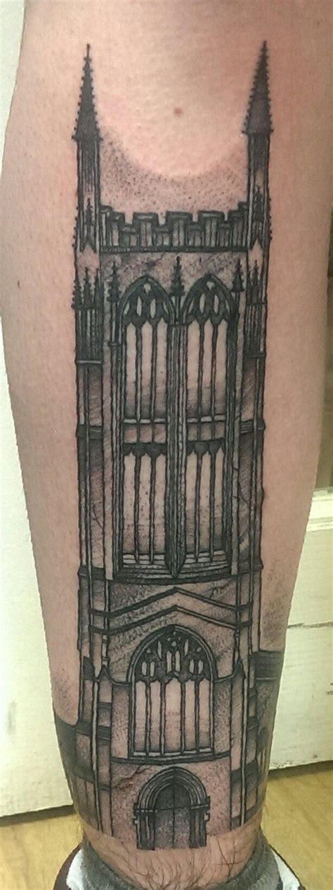 Gothic Tower Cathedral Alex Underwood Rock N Roll Tattoo Glasgow R