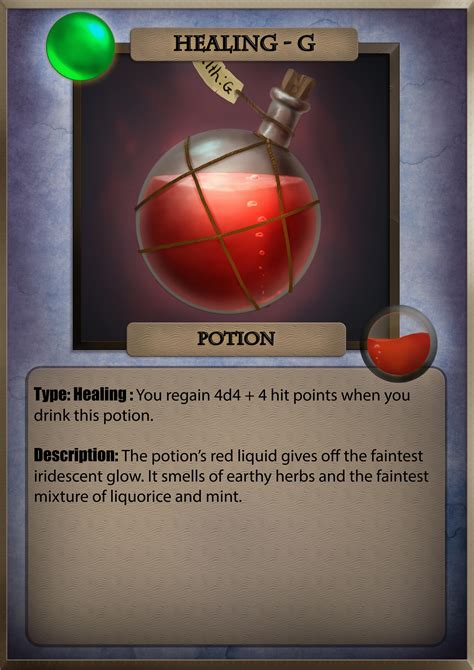 Greater Healing Potion 5E