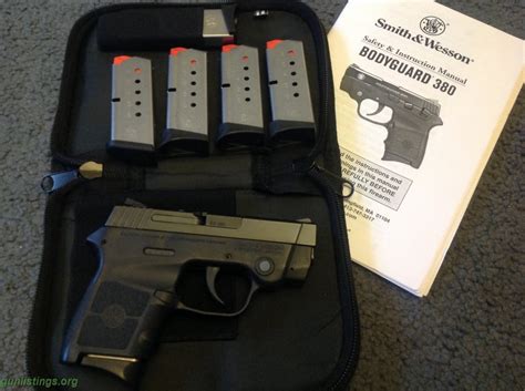 Gunlistings Org Pistols S W Bodyguard 380 W Laser 6 Mags