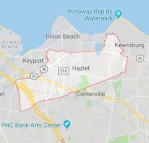 Hazlet New Jersey Map Alyssa Marianna