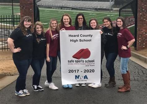 Heard Countyhchs Receives Safe Sports School Award Heard County