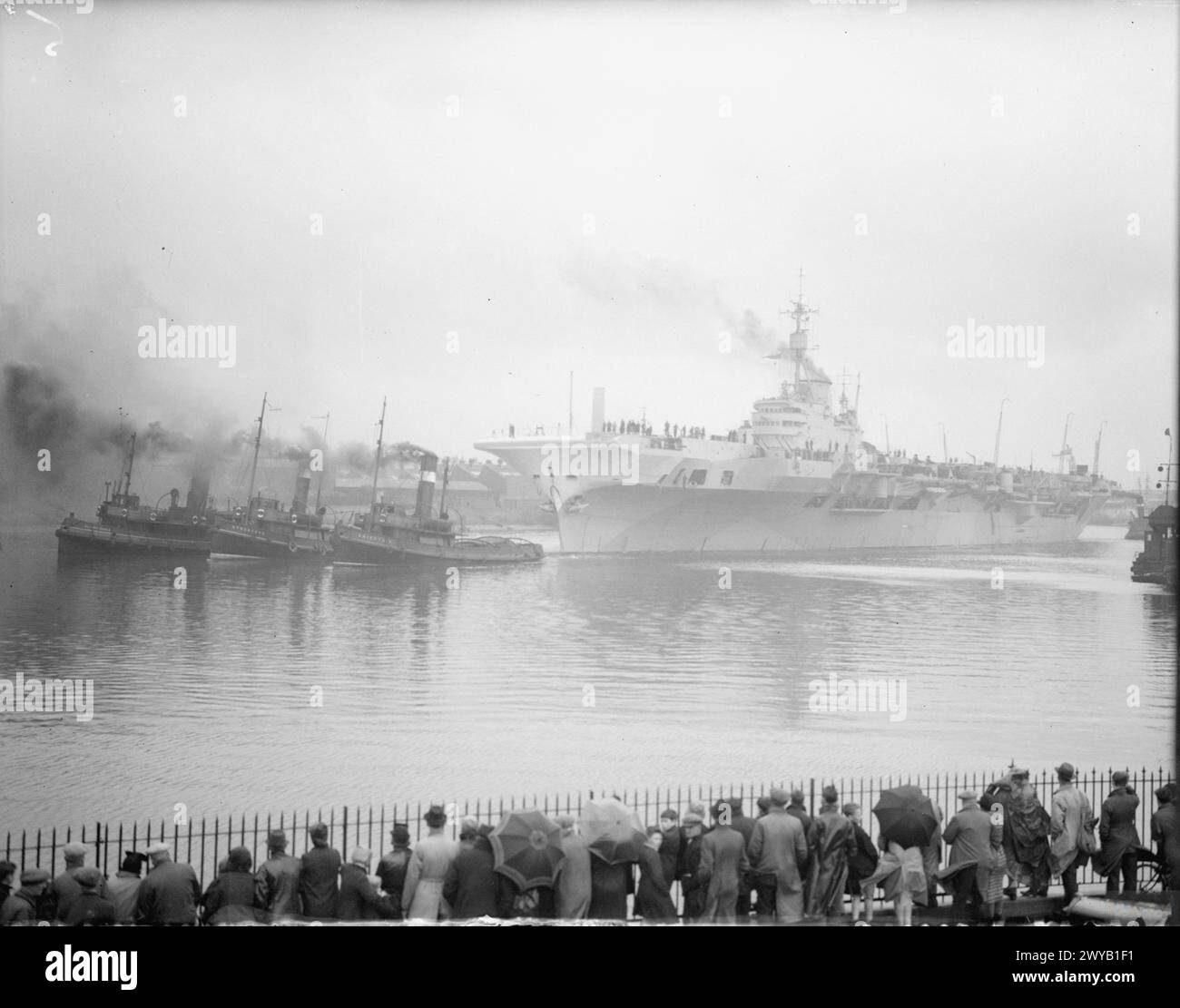 Hms Implacable Aircraft Carrier Built By Fairfield Shipbuilding And