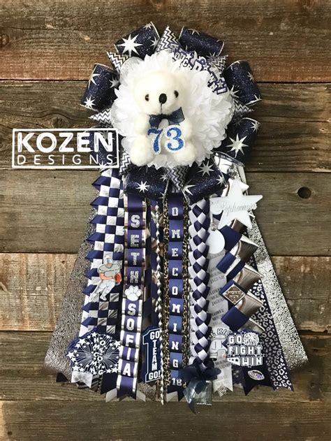 Homecoming Garter Flower Mound High School Homecoming Mums Diy