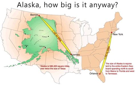 How Big Is Alaska Vivid Maps