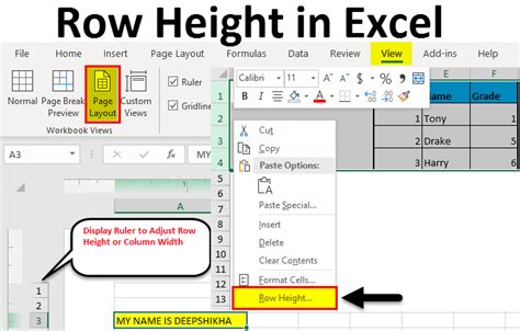 How To Change Row Height In Excel 5 Easy Ways Shortcut