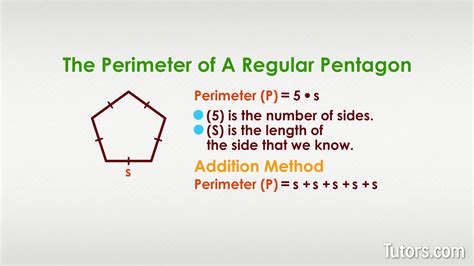 How To Find The Perimeter Of A Pentagon Formula Example