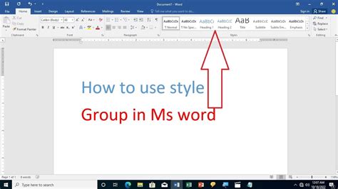 How To Group In Word