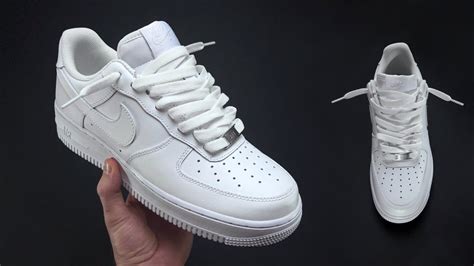 How To Lace Nike Air Force Low 1 Loose Nike Af1 Loosely Laces Style