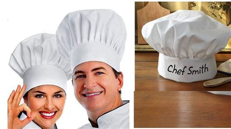 How To Make A Chef Cap Kitchen Cap Easy Diy Youtube