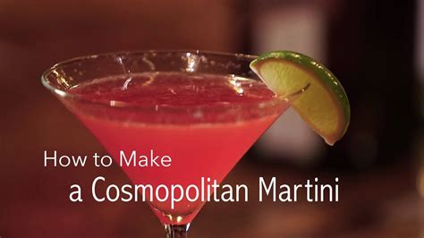 How To Make A Cosmopolitan Youtube