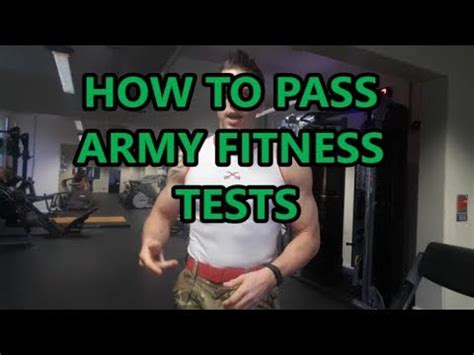 How To Pass Army Fitness Tests Pfa 2018 Youtube