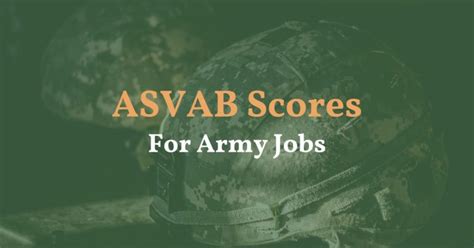 How To Pass Asvab With Higher Score Top Asvab Scores For Us Army Jobs