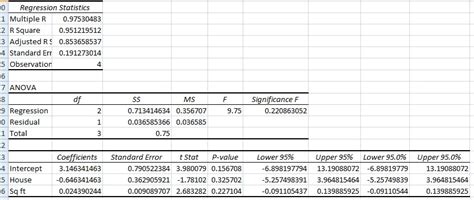 How To Read A Multiple Regression Analysis In Excel Griner Diong1945