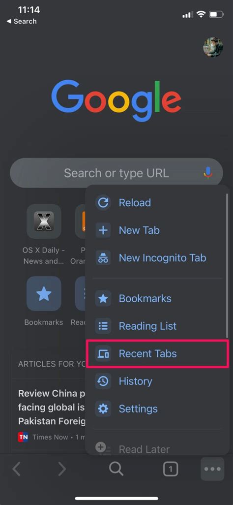 How To Reopen Closed Tabs In Chrome On Iphone Ipad Mac