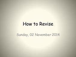 How To Revise Revision Techniques By Vbrant Teaching Resources Tes