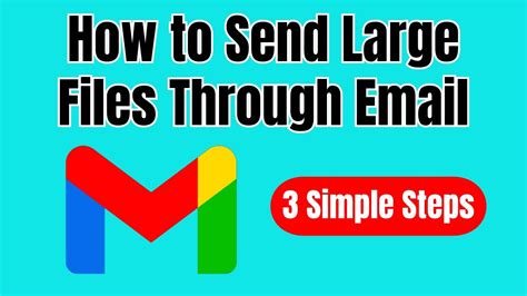 How To Send Large Files Through Email 2025 Youtube