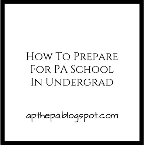 I M Excited To Share A Guest Post With You From A Soon To Be Pa Student