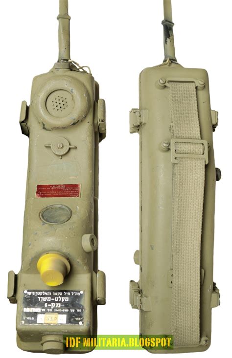 Idf Militaria Walkie Talkie Mk 6