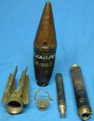 Inert Ww2 Us Bazooka Anti Tank Rocket Shell Grenade 17068844